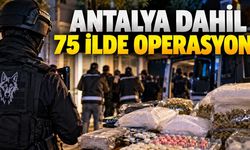 Antalya dahil 75 ilde uyuşturucu operasyonu: 714 tutuklama