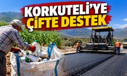 Korkuteli’ne Çiftçi Kart ve 11 bin ton sıcak asfalt desteği