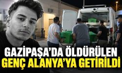 Gazipaşa’da öldürülen Yasin Erdem Bayır’ın cenazesi Alanya’ya getirildi