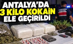 Antalya’da jandarma operasyonu: 3 kilo kokain ele geçirildi, 2 tutuklama