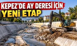 Kepez’de Ay Deresi için 2 kilometrelik taşkın önlemi