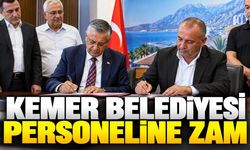 Kemer Belediyesi personeline yüzde 15 zam