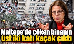 Maltepe’de çöken binanın üst iki katı kaçak çıktı