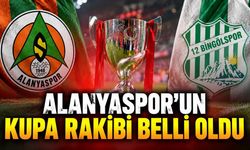 Alanyaspor'un Türkiye Kupası'ndaki rakibi 12 Bingölspor oldu