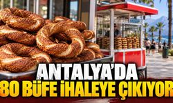 Antalya'da 80 simit büfesi kiralanacak: İhale şartları açıklandı
