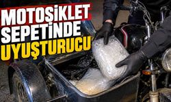 Serik'te motosiklet sepetinde 900 gram metamfetamin ele geçirildi