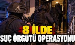 'Arap Emrah' suç örgütüne 8 ilde operasyon: 34 gözaltı