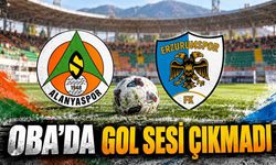 Alanyaspor, Erzurumspor karşısında kilidi açamadı: Oba'da golsüz beraberlik