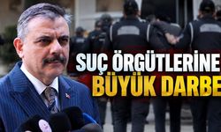Suç örgütlerine 1741 operasyon: 8 bin 170 tutuklama
