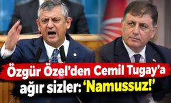 Özgür Özel'den Cemil Tugay'a ağır sözler: 'Namussuz!'