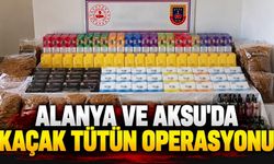 Alanya ve Aksu'da kaçak tütün operasyonu: Binlerce ürün ele geçirildi
