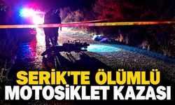 Serik'te motosiklet kazası: 16 yaşındaki Gürkan Eşli hayatını kaybetti