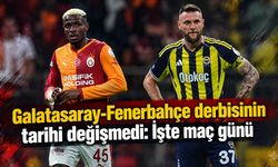 Galatasaray-Fenerbahçe derbisinin tarihi değişmedi: İşte maç günü