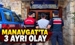 Manavgat'ta üç ayrı kundaklama olayının şüphelisi yakalandı