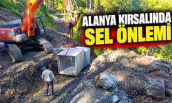 Alanya kırsalında sel riskine karşı dört bölgede çalışma
