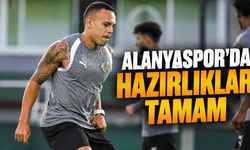 Alanyaspor, Kocaelispor maçı öncesi son antrenmanını tamamladı