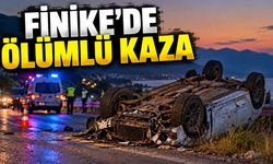 Finike'de araç devrildi: Sürücü Ramazan Deveci hayatını kaybetti