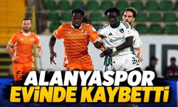 Alanyaspor evinde Kocaelispor'a 2-1 mağlup oldu