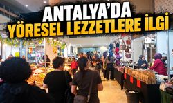 Antalya'da Metfest'te yöresel ürünler ziyaretçilerden ilgi görüyor