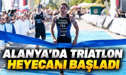 35. Alanya Triatlonu başladı: Avrupa Kupası'nda ilk şampiyonlar belli oldu
