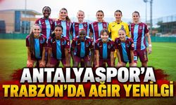 1207 Antalyaspor, Trabzonspor deplasmanında 6-1 mağlup oldu