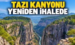 Manavgat'ta Tazı Kanyonu için 10 yıllık işletme ihalesi