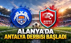 Alanya 1221 FSK-Kepezspor derbisi başladı: İlk 11'ler açıklandı