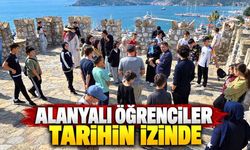 Alanyalı öğrenciler Marmaris Kalesi'nde tarihle buluştu