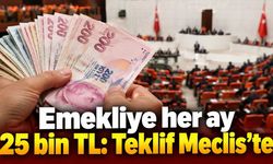 Emekliye her ay 25 bin TL: Teklif Meclis'te