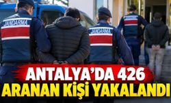 Antalya'da JASAT operasyonlarıyla aranan 426 kişi yakalandı
