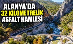 Alanya'da 32 kilometrelik asfalt programında son etap
