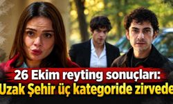 26 Ekim reyting sonuçları: Uzak Şehir üç kategoride zirvede