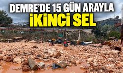 Demre'de ikinci sel felaketi: Başkan Duran hasarın daha büyük olduğunu açıkladı