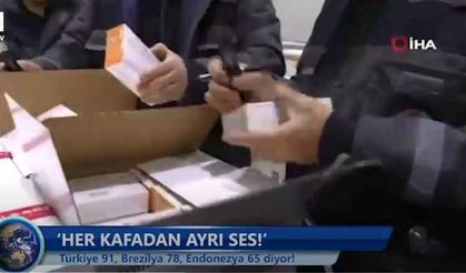Her kafadan ayrı ses: Türkiye 91, Brezilya 78, Endonezya 65 diyor