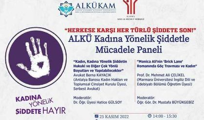 ALKÜ’den Kadına Yönelik Şiddetle Mücadele Paneli