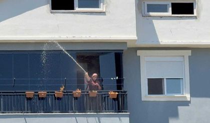 Aksu'da korkutan yangın!