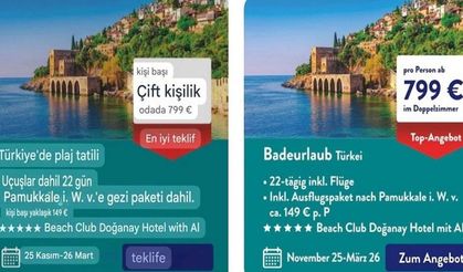 Alanya turizminin geldiği nokta: Markette 22 günlük tatil satışı başladı
