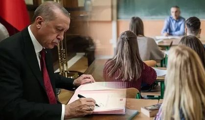 Liselerde eğitim süresi kısalıyor! Cumhurbaşkanı Erdoğan'ın imzası bekleniyor...