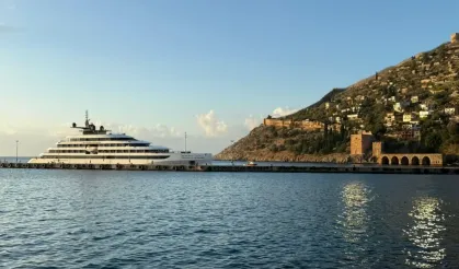 Alanya Limanı'nda lüks misafir