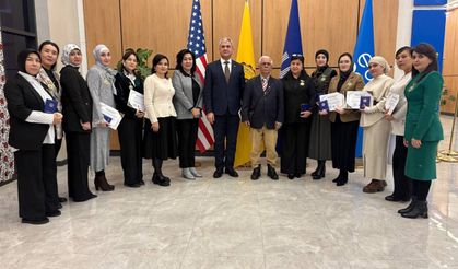 Alanyalı yazar Arslan Bayır'a Özbekistan Devlet Ödülü