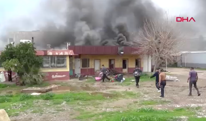 Antalya'da fırında yangın çıktı