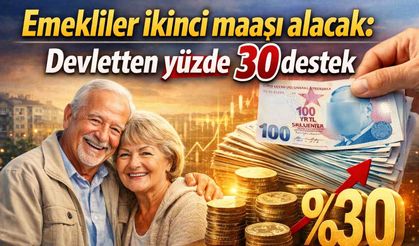 Emekliler ikinci maaşı alacak: Devletten yüzde 30 destek