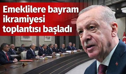 Emeklilere bayram ikramiyesi toplantısı başladı