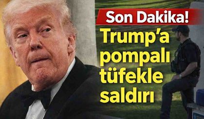 Son Dakika! Trump'a pompalı tüfekle saldırı girişimi