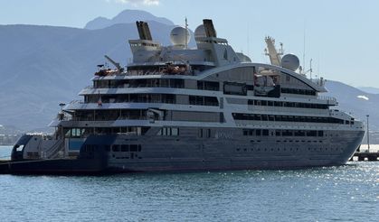 Alanya'ya 'Le Dumont-d'Urville' kruvaziyeriyle 114 turist geldi