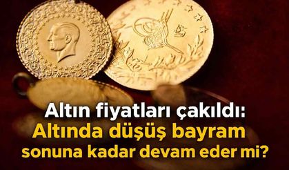 Altın fiyatları çakıldı: Altında düşüş bayram sonuna kadar devam eder mi?
