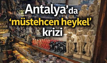 Antalya'da 'müstehcen heykel' krizi