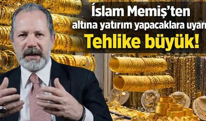 İslam Memiş'ten altına yatırım yapacaklara uyarı: Tehlike büyük!