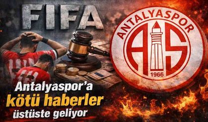Antalyaspor'a kötü haberler üstüste geliyor