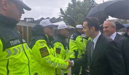 Alanya’da bayram trafik denetimi: Kaymakam Öztürk Dinek Uygulama Noktası’nı ziyaret etti